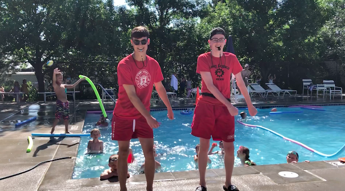 Flossing Our Way to a Pool Party | Legacy Private School | Omaha