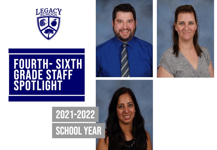 Fourth, Fifth, and Sixth Grade Staff Spotlight